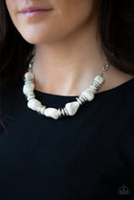 Load image into Gallery viewer, Paparazzi Accessories / Stunningly Stone Age - White
