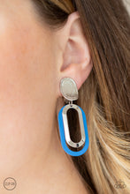 Load image into Gallery viewer, Paparazzi Accessories / Melrose Mystery - Blue (Clip On)
