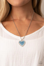 Load image into Gallery viewer, Paparazzi Accessories / Heart Full of Luster - Blue
