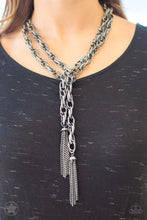 Load image into Gallery viewer, Paparazzi Accessories / SCARFed for Attention - Gunmetal
